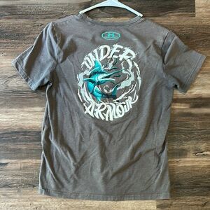 Under Armour Boy’s Gray Graphic T-Shirt